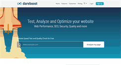 Desktop Screenshot of dareboost.com